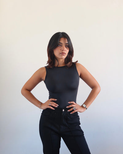 Soft Backless Boat Neck Tank Top