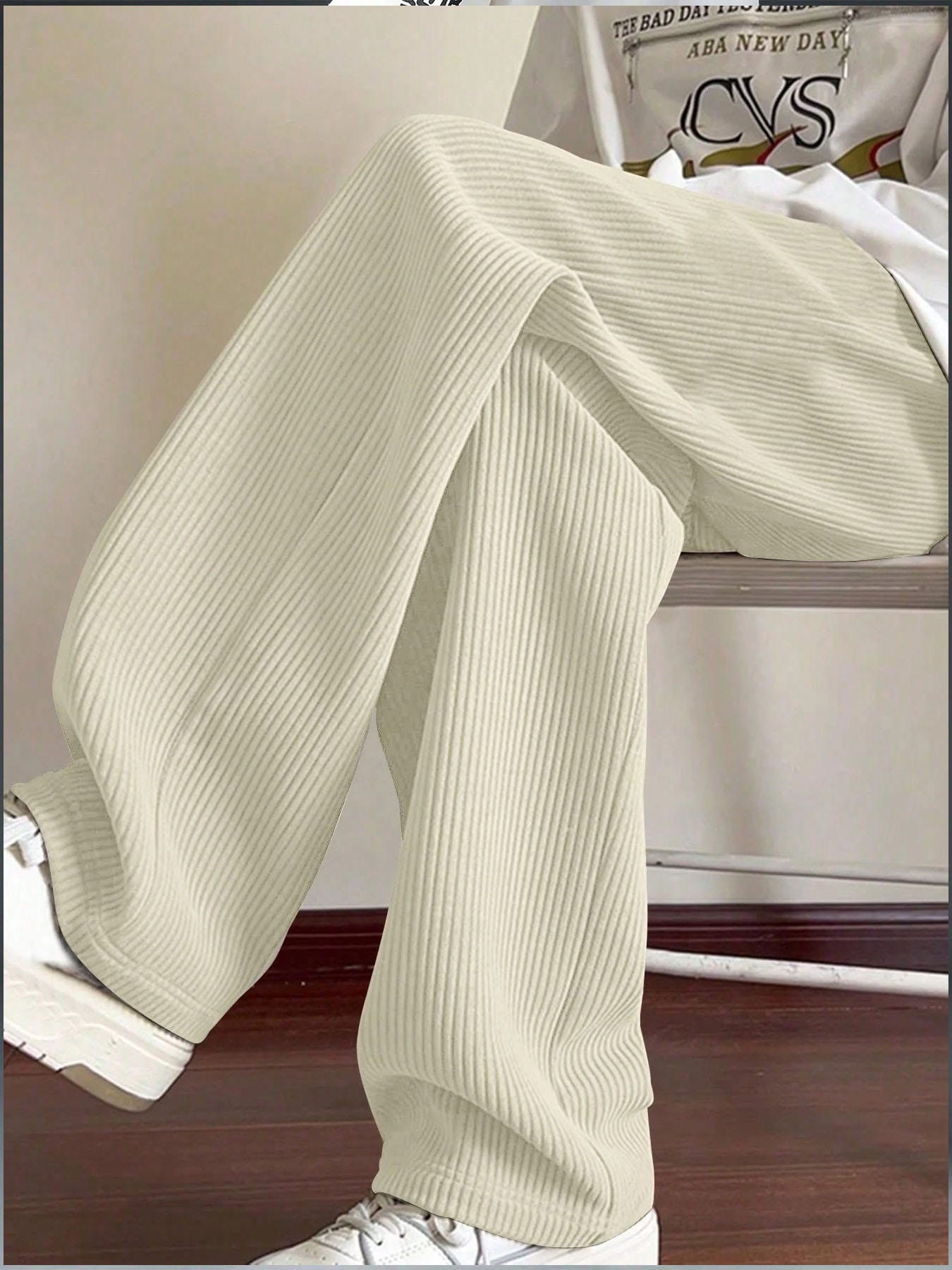 Timeless Rib Drawstring Joggers