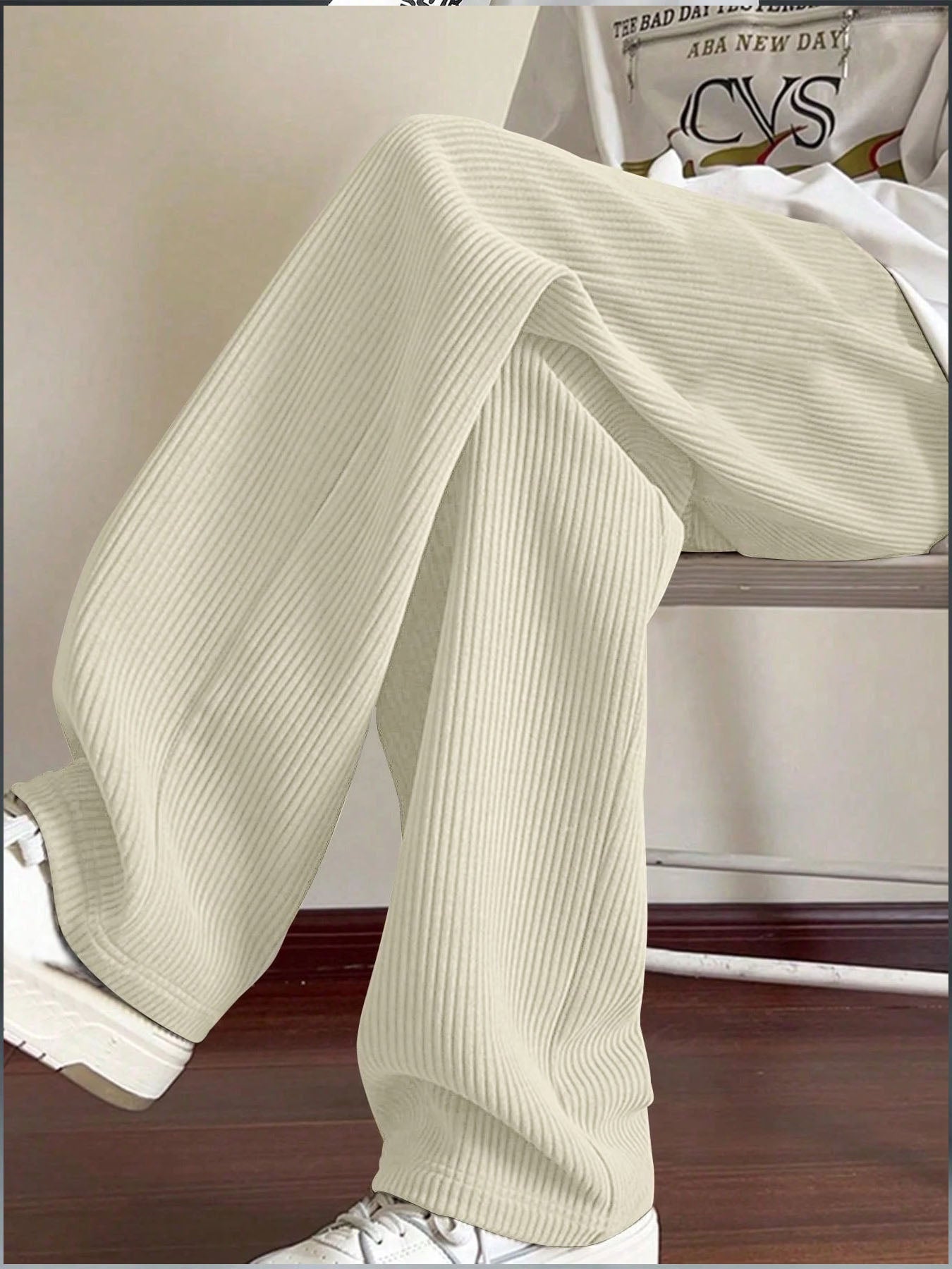 Timeless Rib Drawstring Joggers