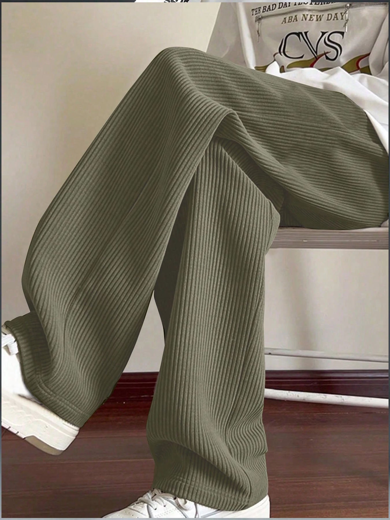 Timeless Rib Drawstring Joggers