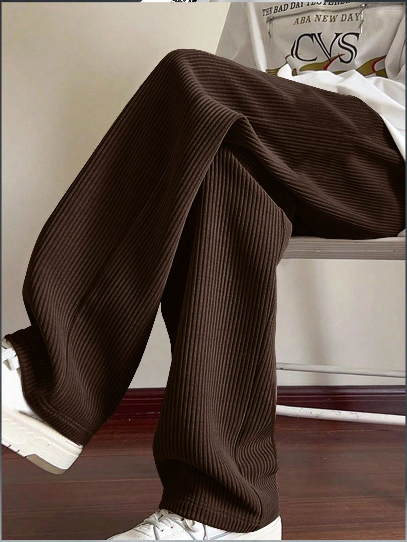 Timeless Rib Drawstring Joggers