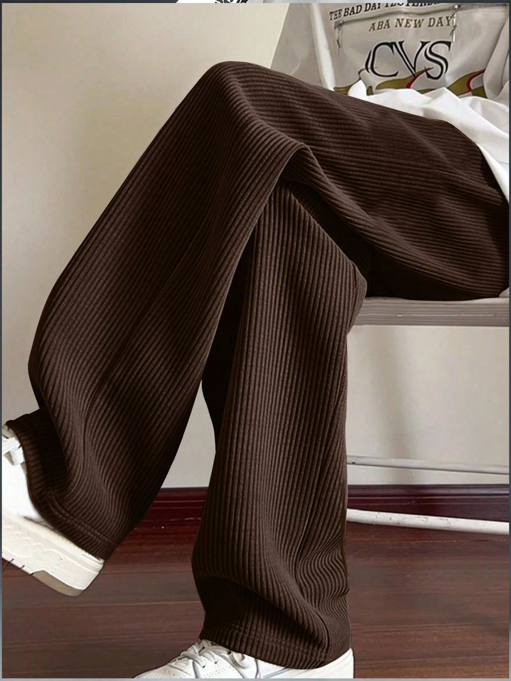Timeless Rib Drawstring Joggers