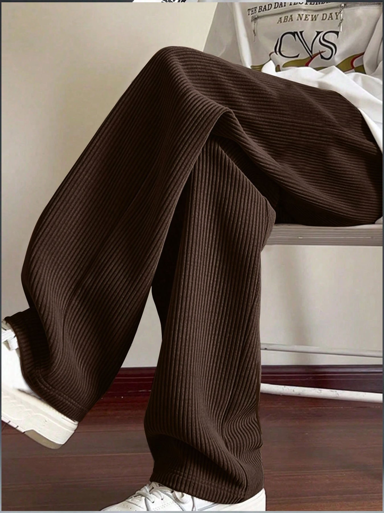 Timeless Rib Drawstring Joggers