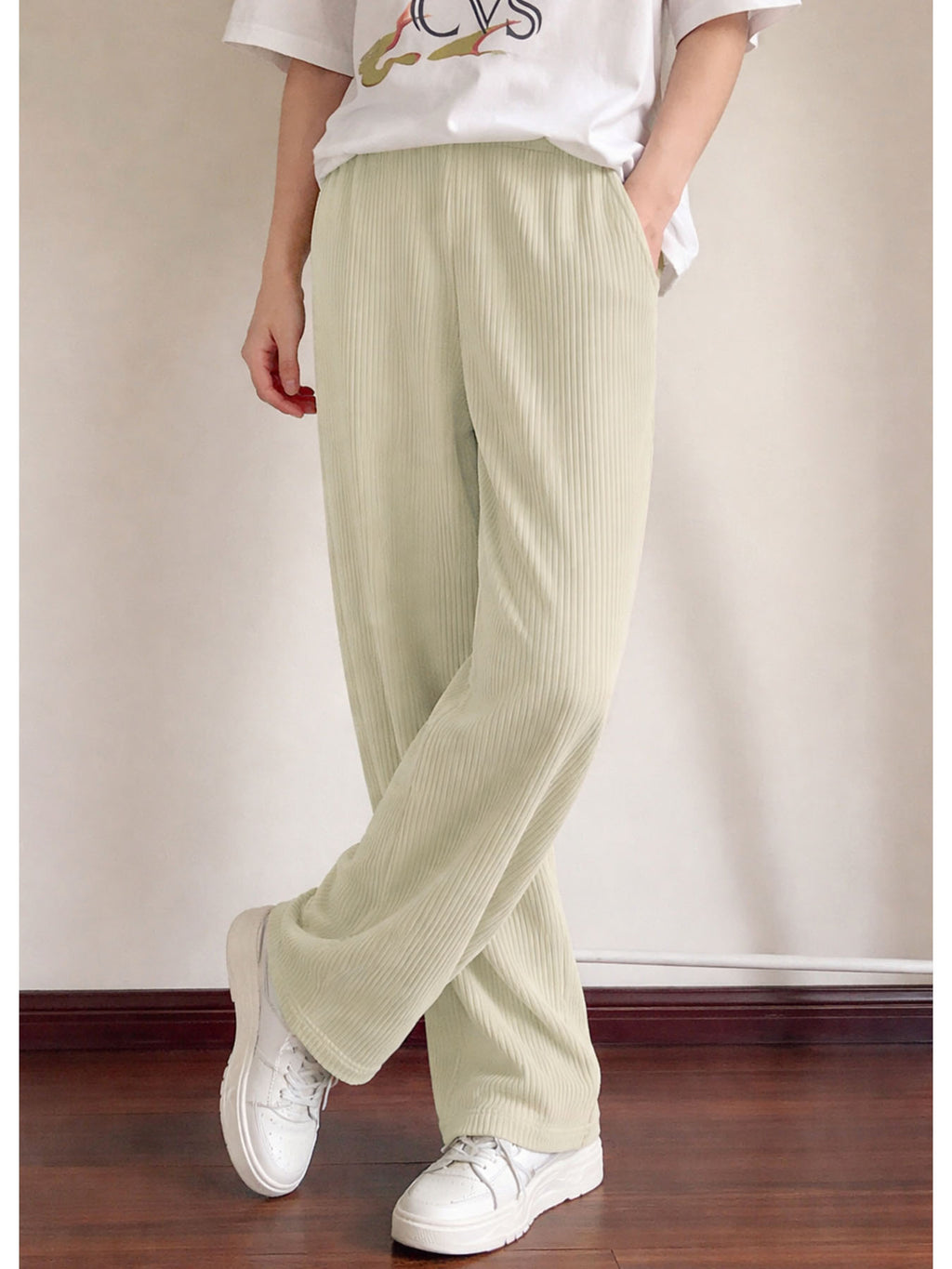 Timeless Rib Drawstring Joggers