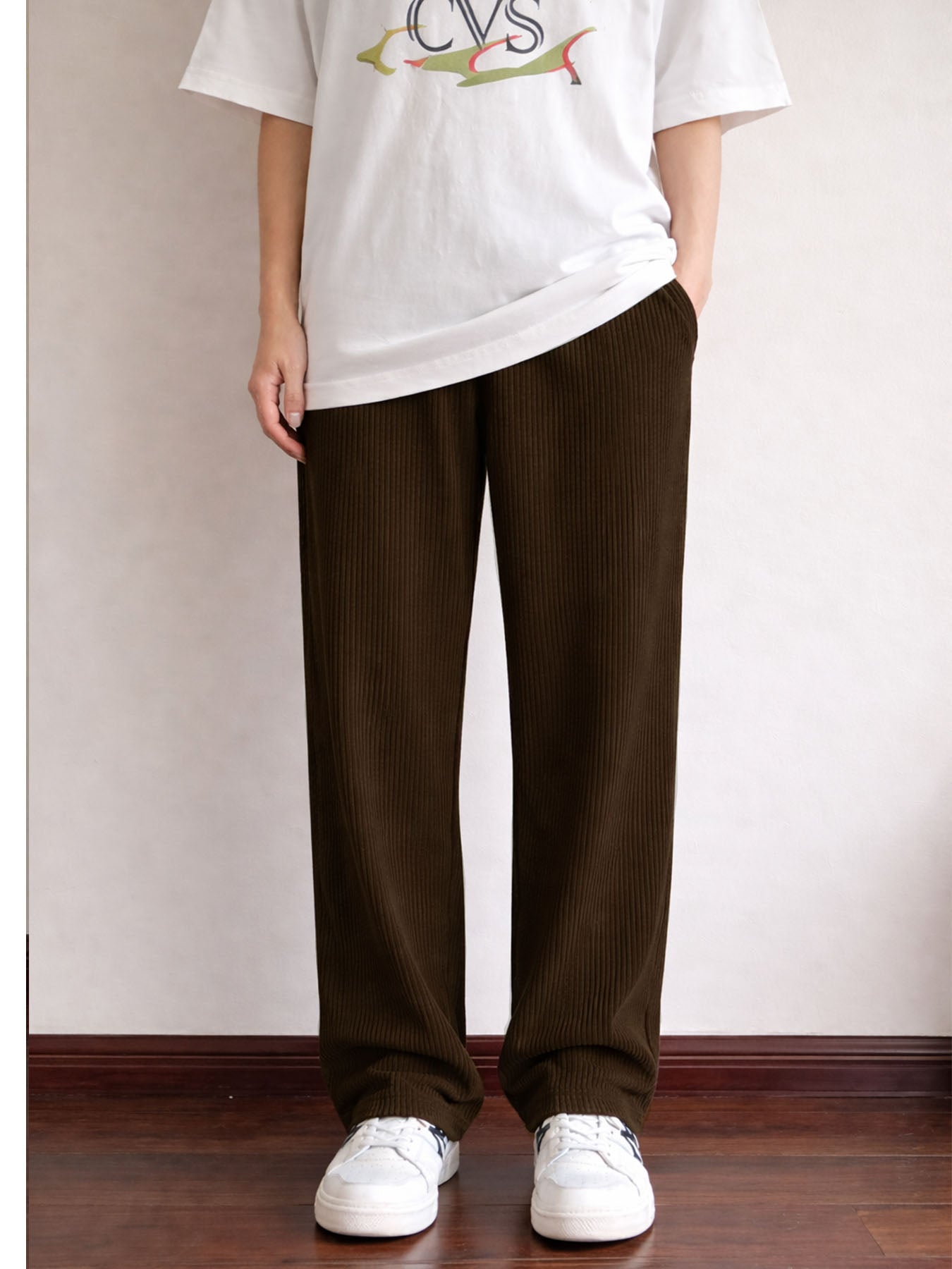 Timeless Rib Drawstring Joggers