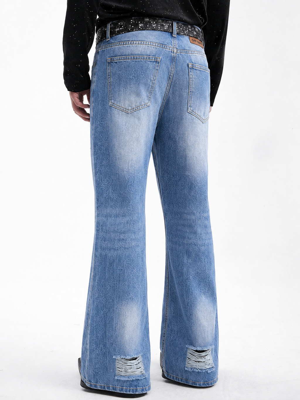 Air Washed Blue Bootcut Jeans