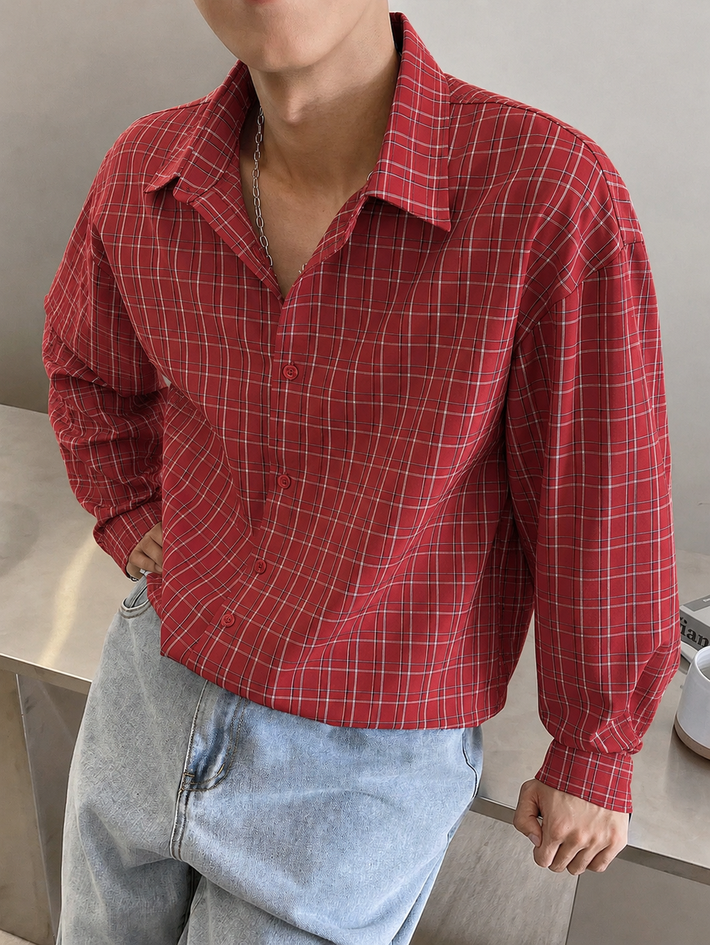 Highland Check Relaxed Fit Shirt