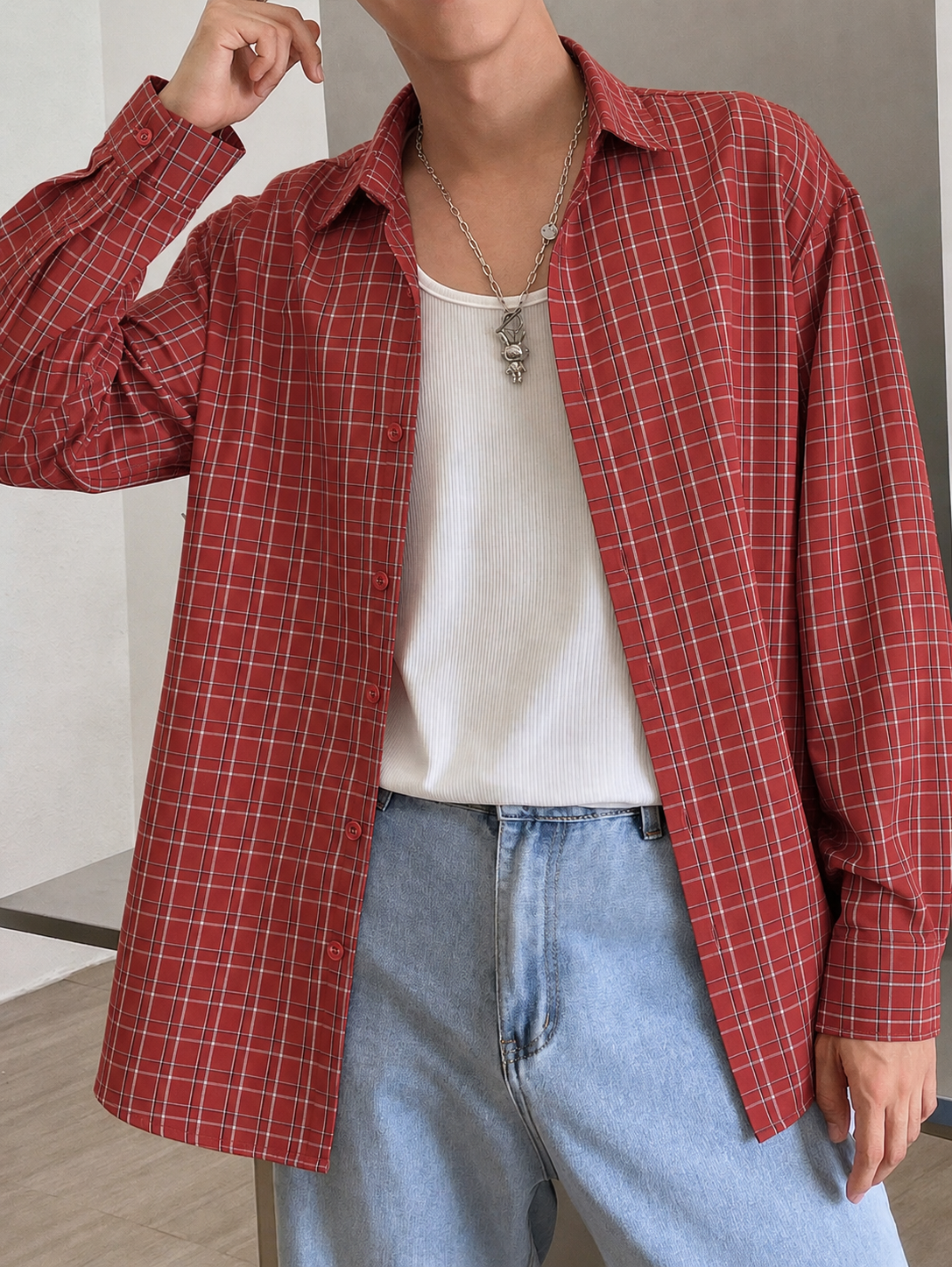 Highland Check Relaxed Fit Shirt