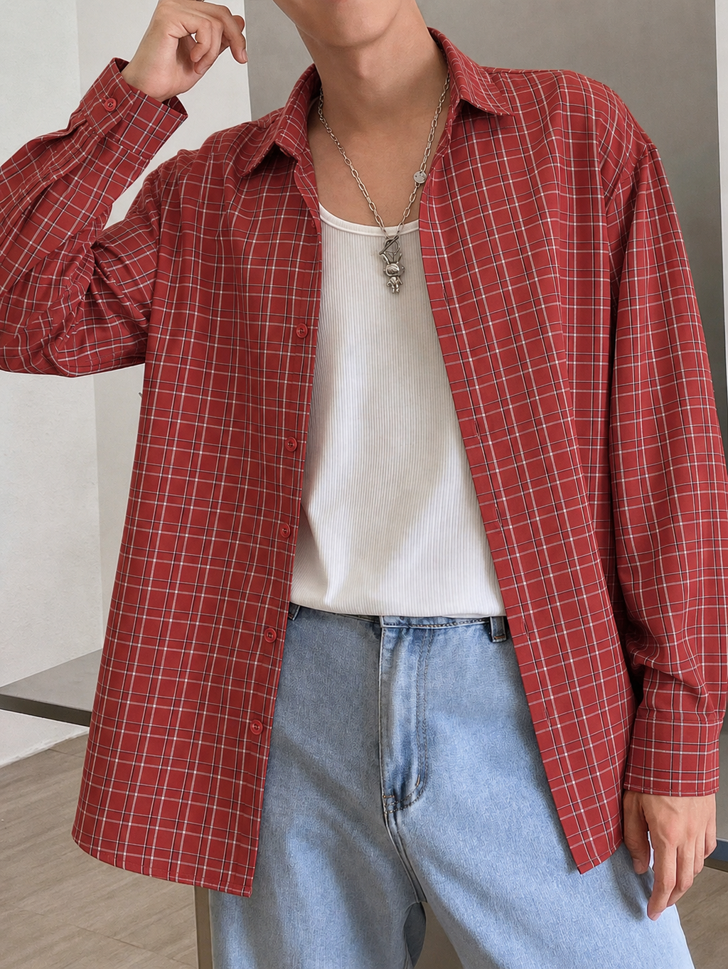 Highland Check Relaxed Fit Shirt