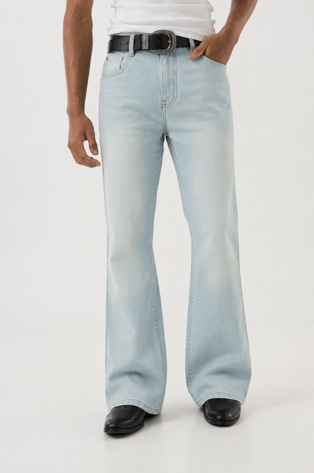 Classic Pale Bootcut Jeans