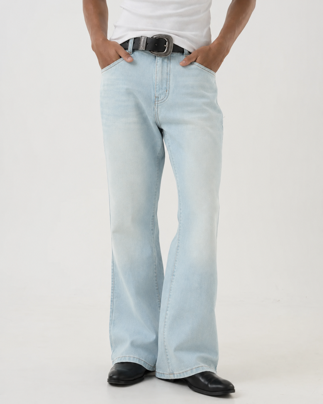 Classic Pale Bootcut Jeans