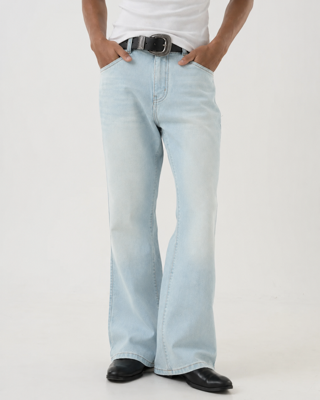 Classic Pale Bootcut Jeans