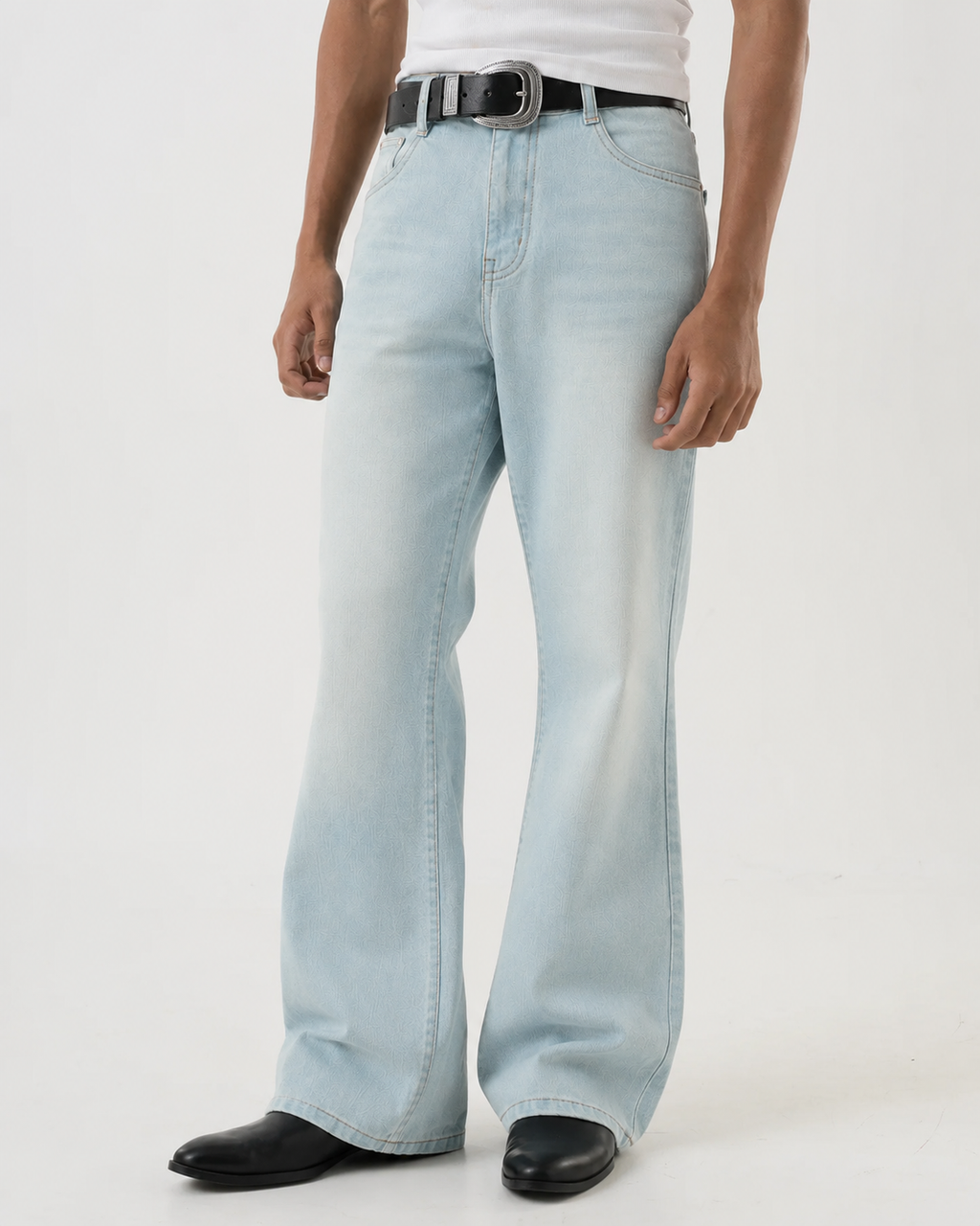 Classic Pale Bootcut Jeans