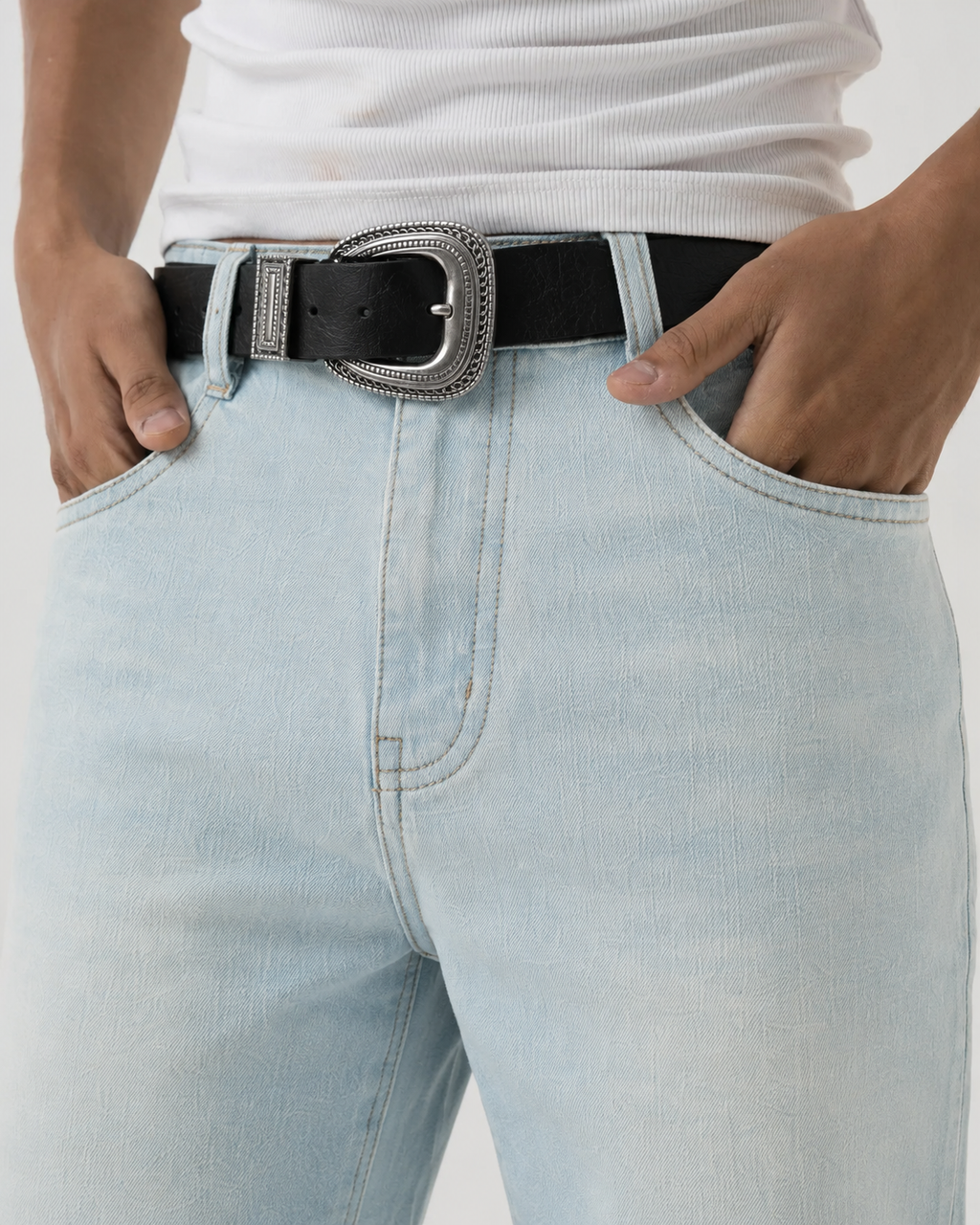 Classic Pale Bootcut Jeans