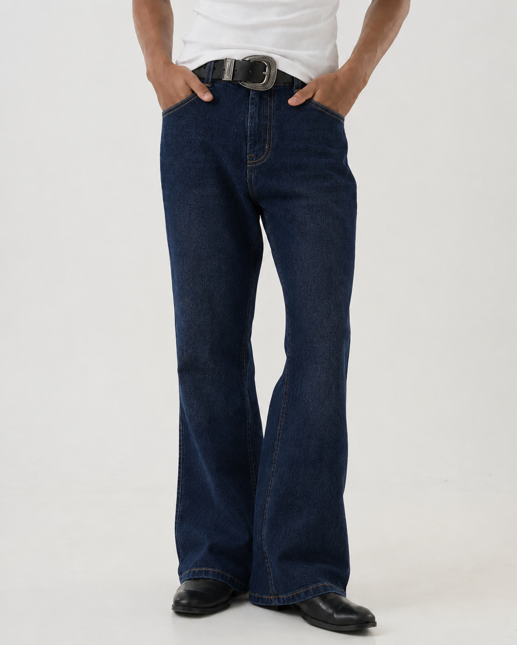 The OG Indigo Raw Blue Bootcut Jeans