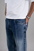 Pleat Game Baggy Jeans