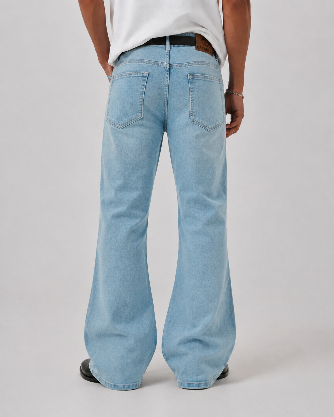 Classic Mist Blue Bootcut Jeans