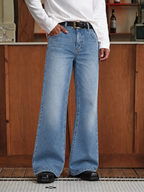 Vintage Sky Flare Leg Jeans