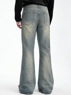 Vintage Fade Wash Bootcut Jeans