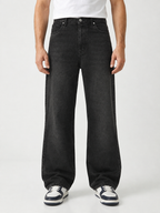 Tobacco Overdye Loose Straight Jeans