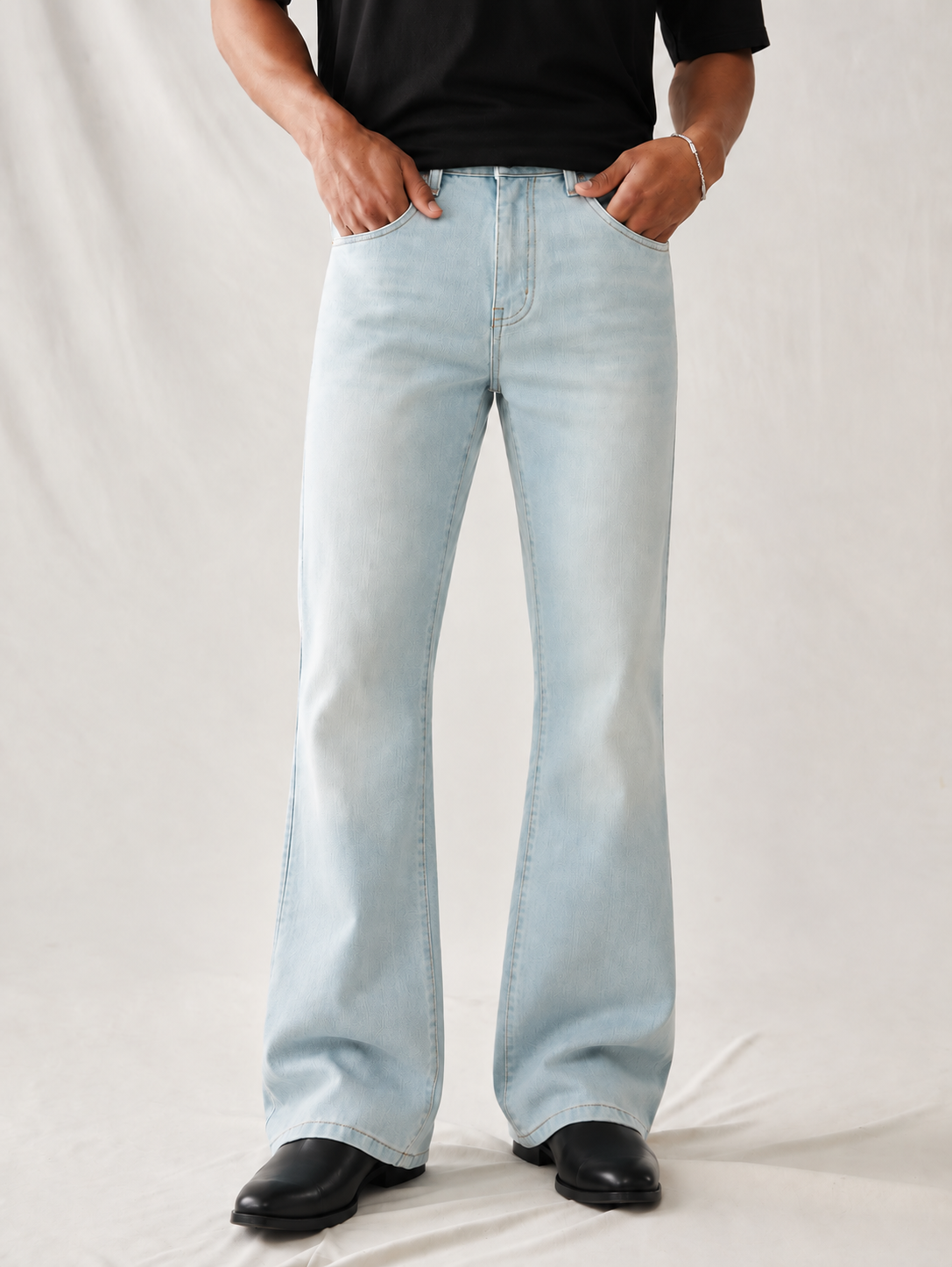 Classic Pale Bootcut Jeans