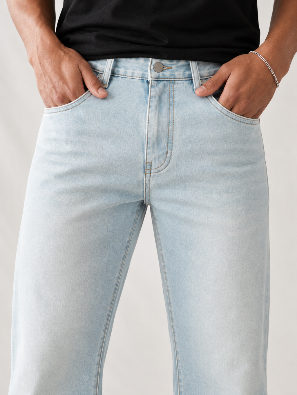 Classic Pale Bootcut Jeans