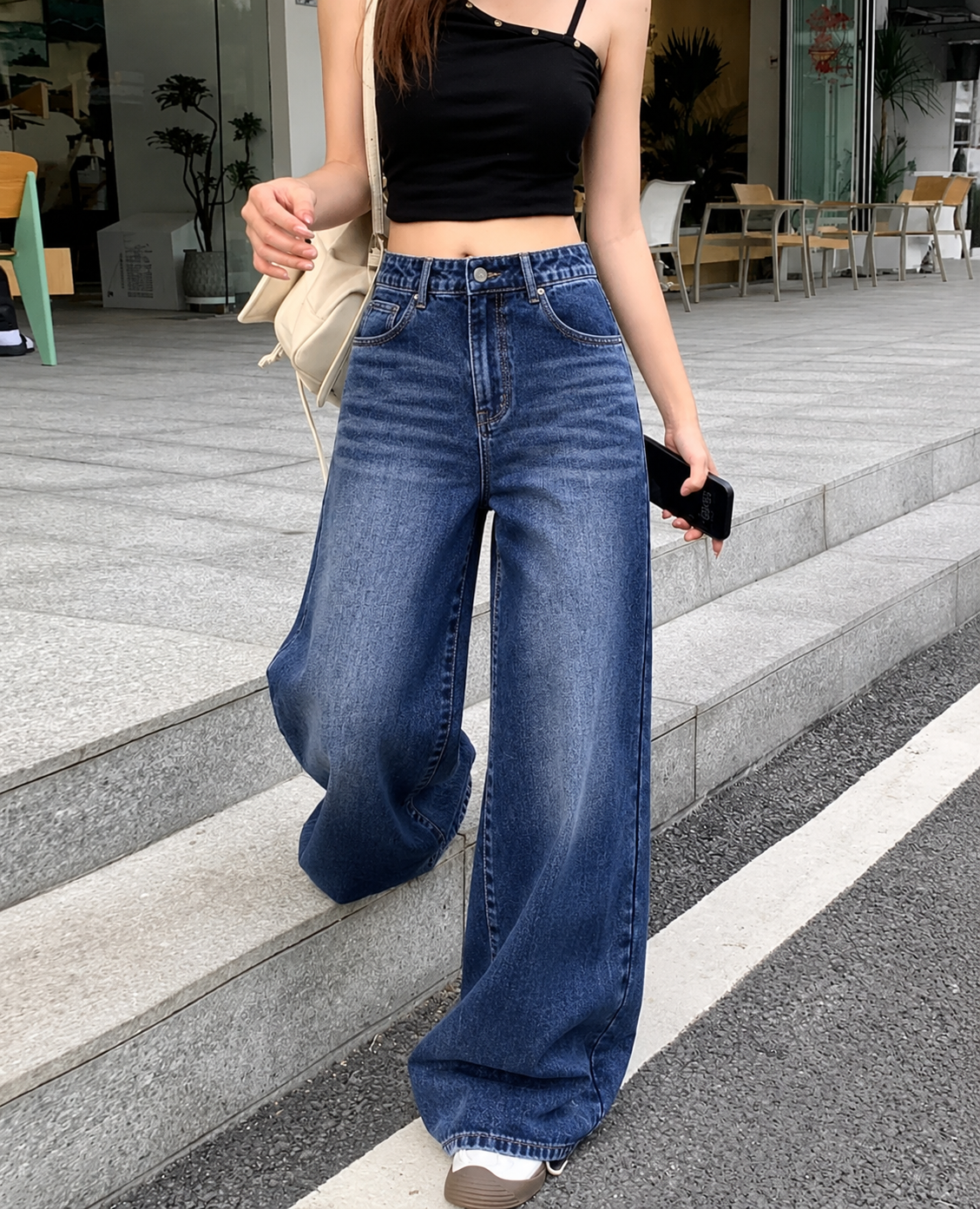 So Much Attitude Baggy Wide Leg Jeans