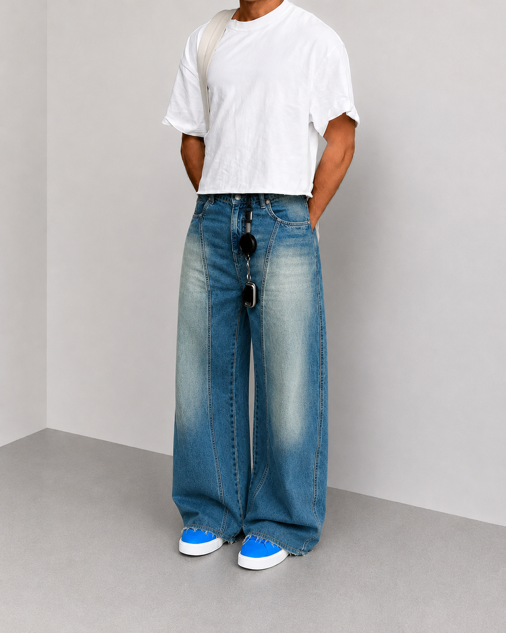 Heavy Collapse Edge Japan Baggy Jeans
