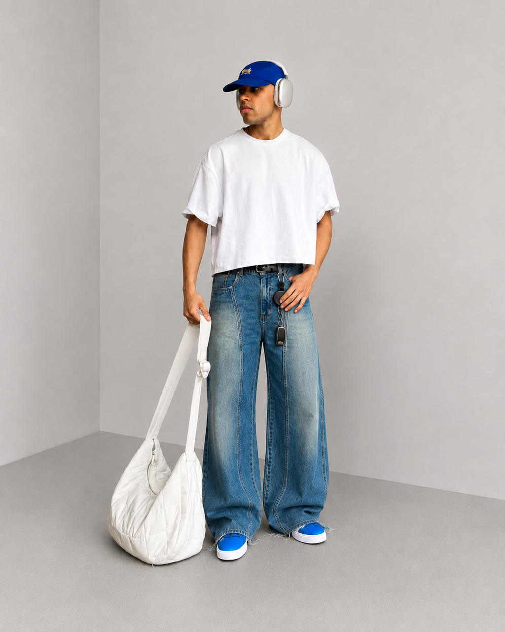 Heavy Collapse Edge Japan Baggy Jeans