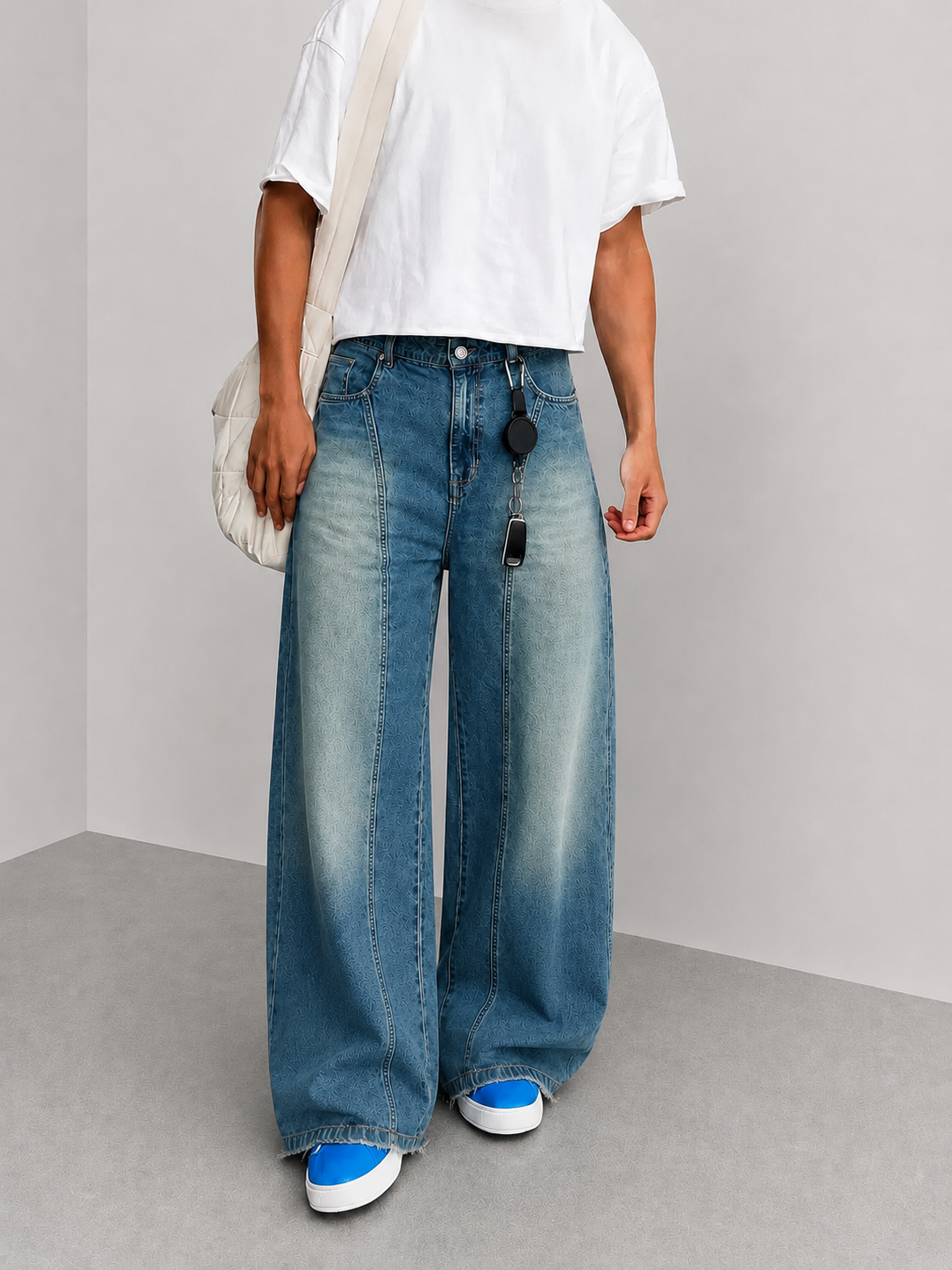 Heavy Collapse Edge Japan Baggy Jeans