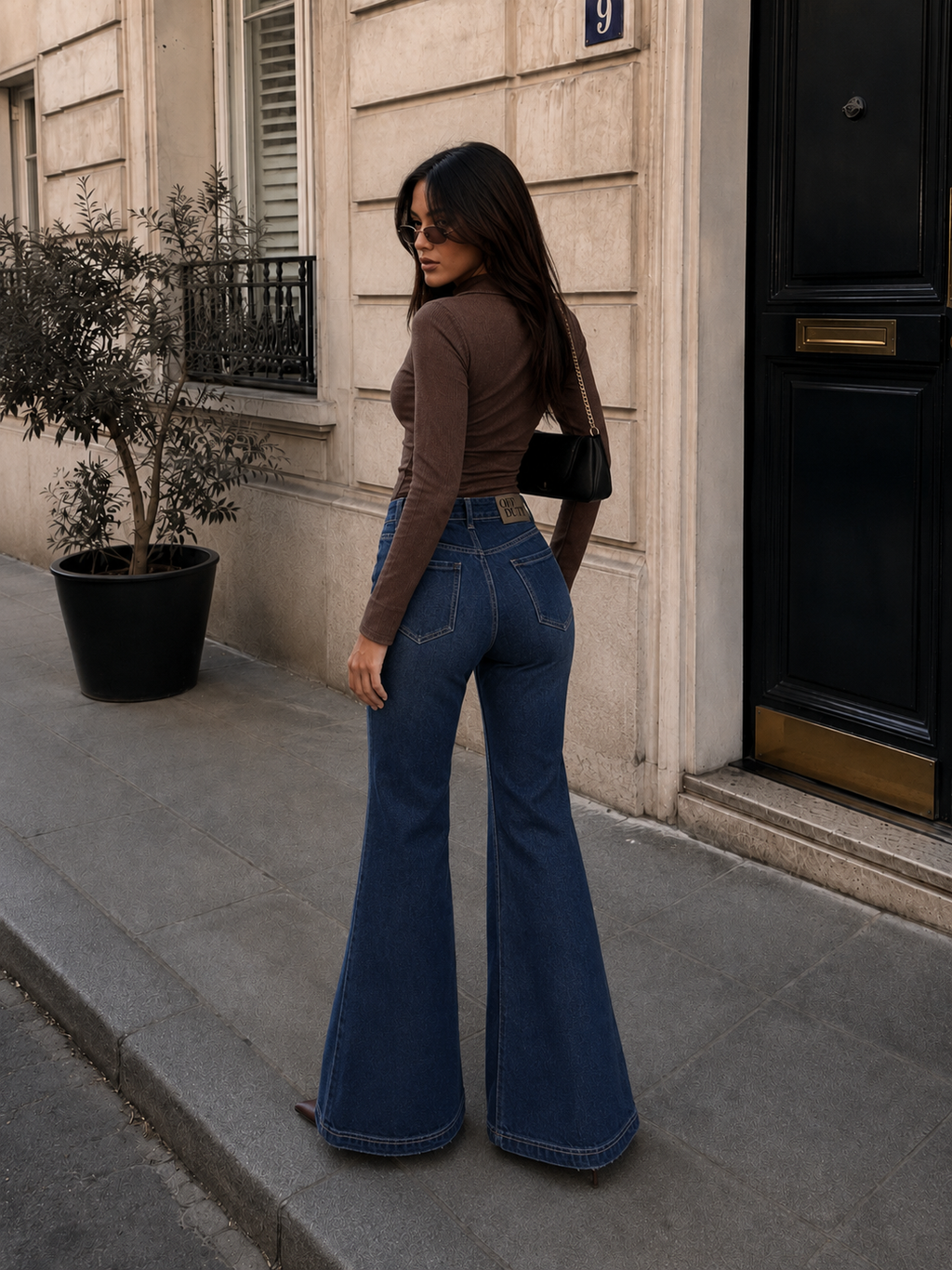 Static Fade Flare Jeans