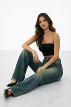 Shade Flow Wide Leg Jeans