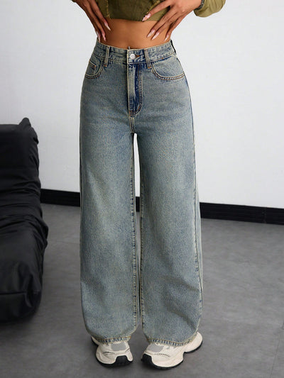 Valley Girl Straight Fit Jeans