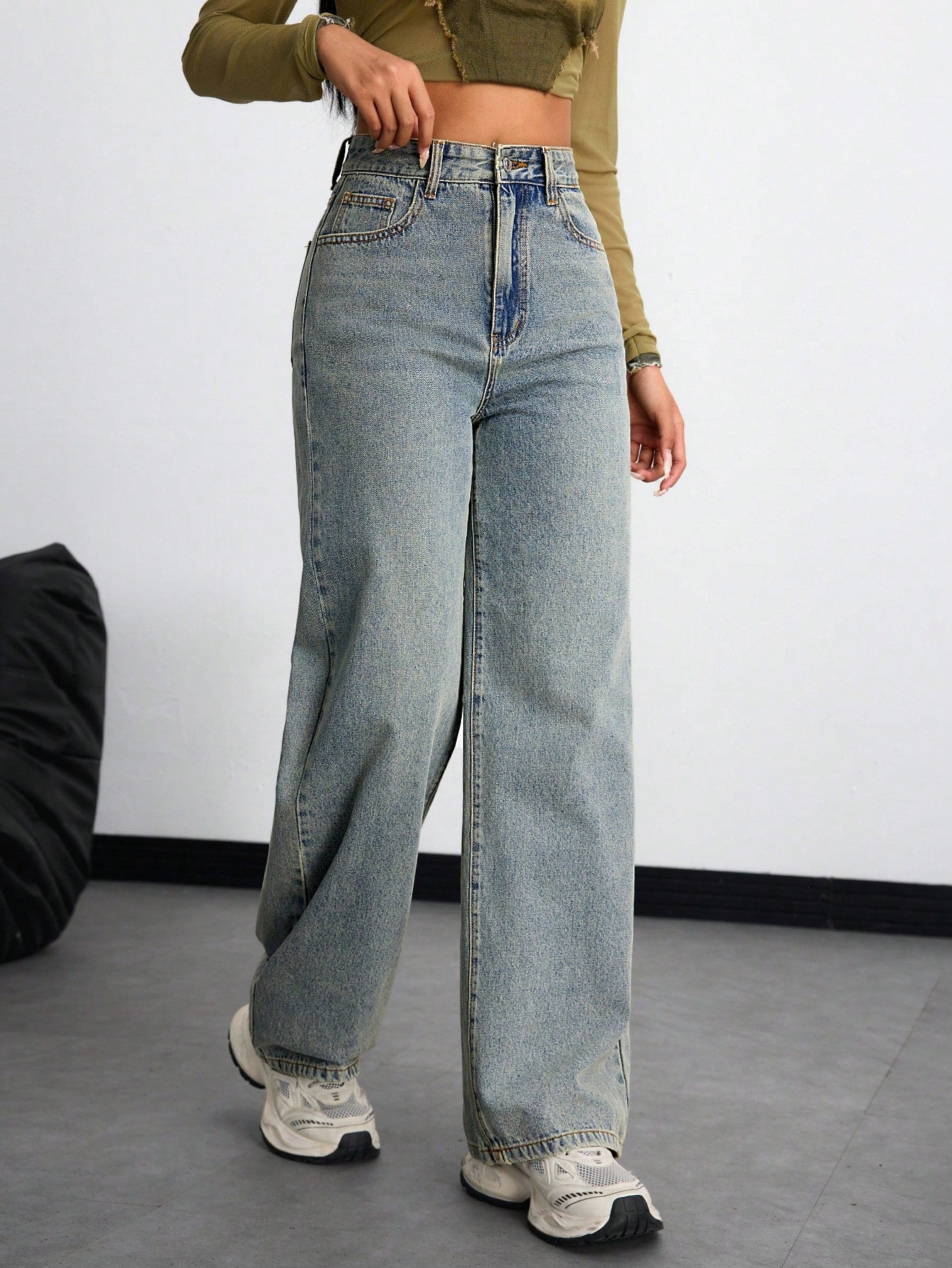 Valley Girl Straight Fit Jeans
