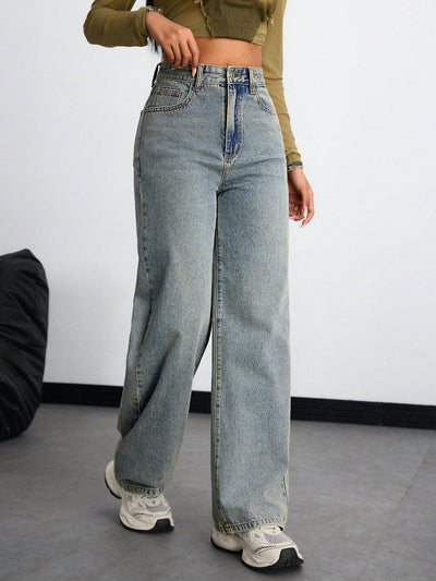 Valley Girl Straight Fit Jeans