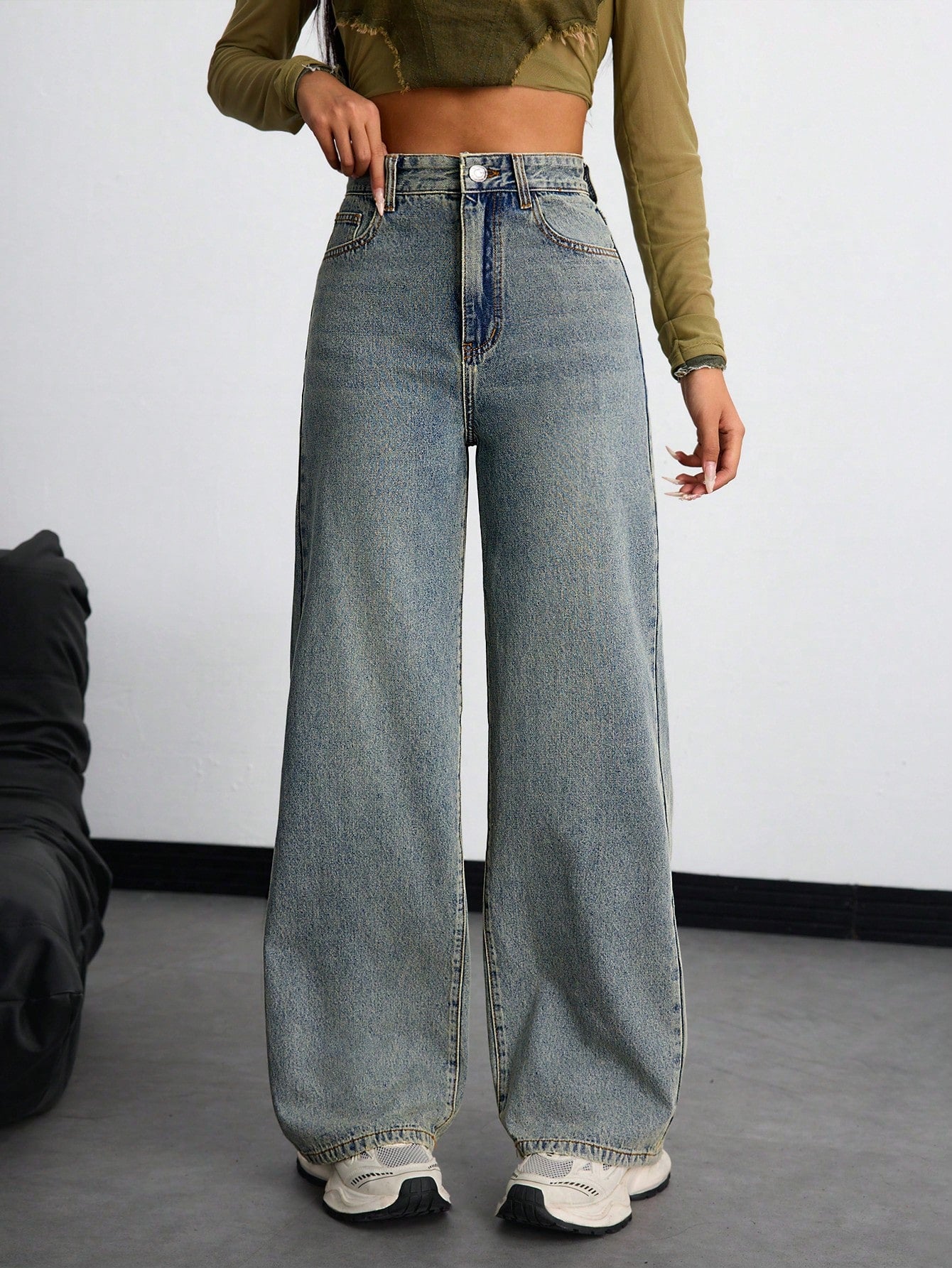 Valley Girl Straight Fit Jeans