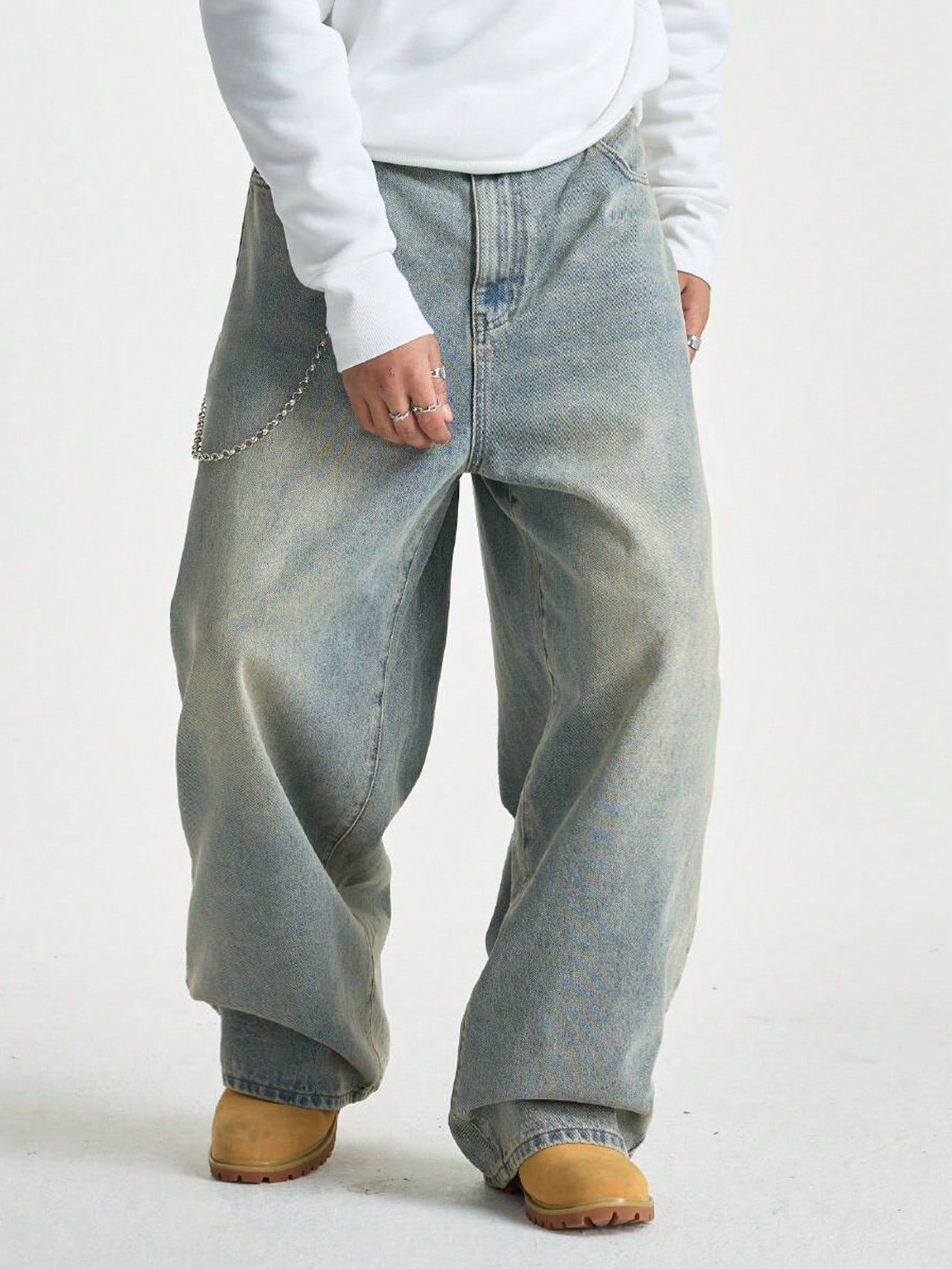 Untamed Blue Baggy Jeans