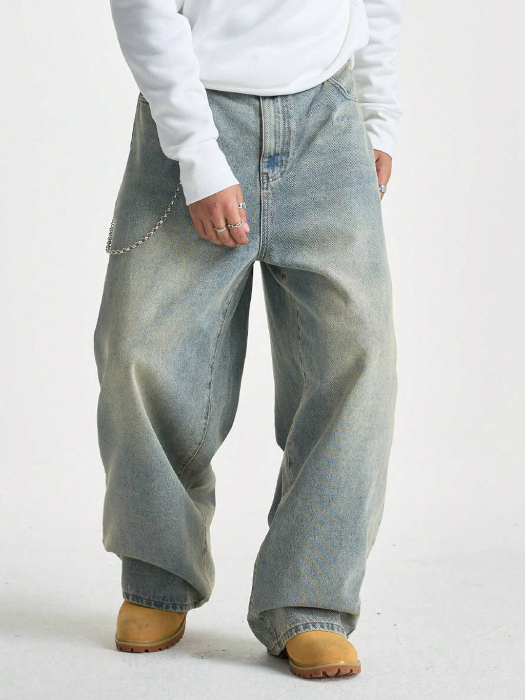 Untamed Blue Baggy Jeans