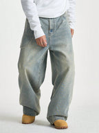Untamed Blue Baggy Jeans