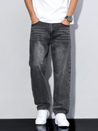 Shadow Crest Straight Fit Jeans