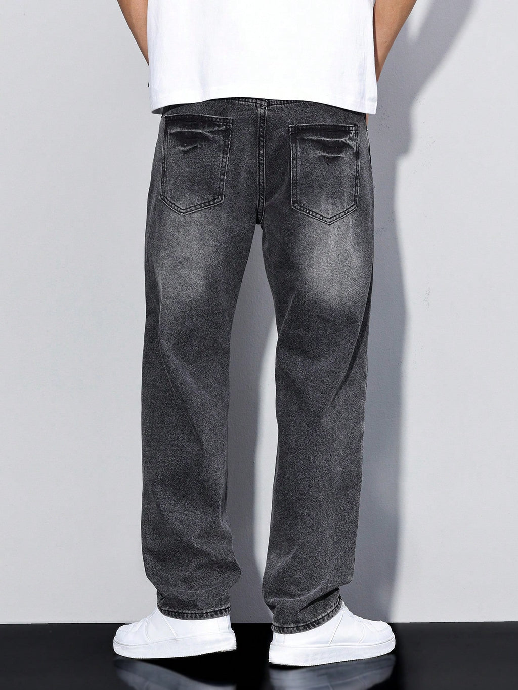 Shadow Crest Straight Fit Jeans