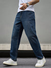 Royal Indigo Blue Straight Fit Jeans