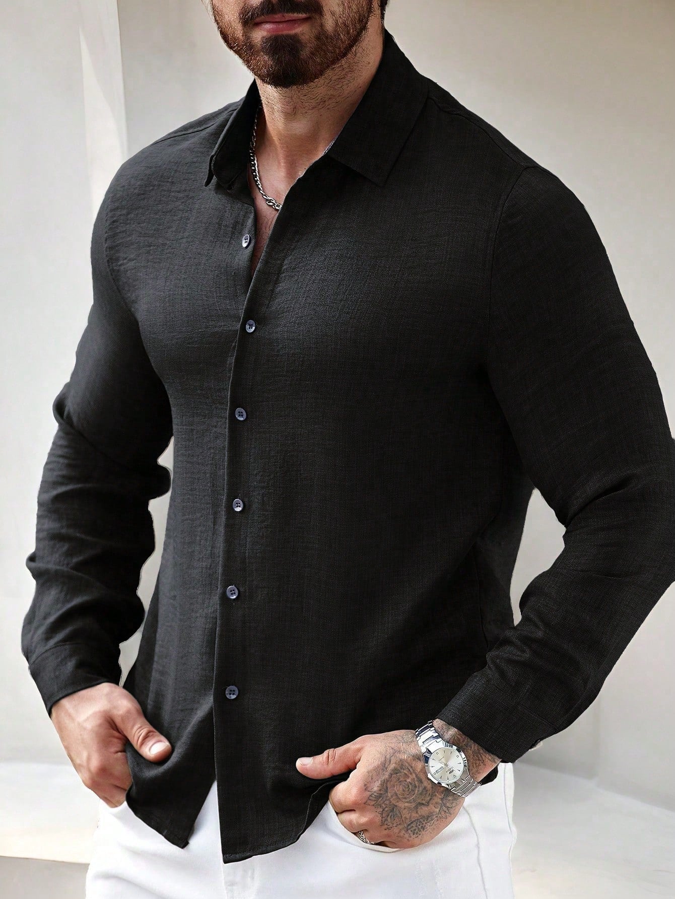 Super Soft Linen Long Sleeve Shirt