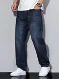 Raw Indigo Straight Fit Jeans