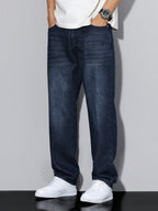 Raw Indigo Straight Fit Jeans