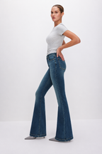 Dusk Blue Wash Bootcut Jeans