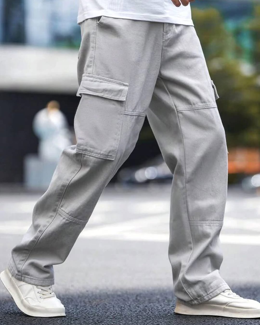 DESCENDANT BUCKET CARGO TROUSERS GRAY 1 Jackson Cargo Trousers