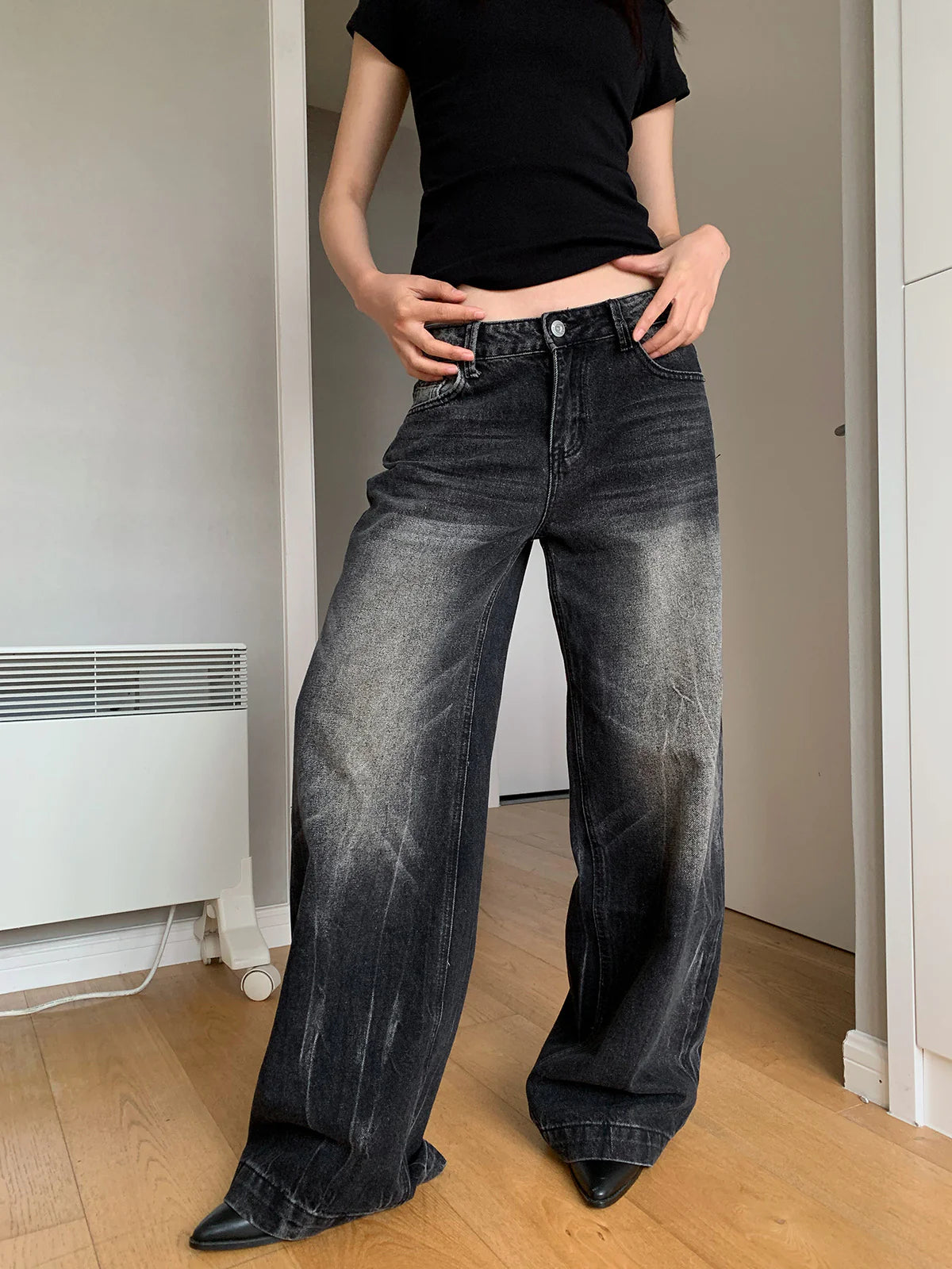 Night Flame Baggy Jeans