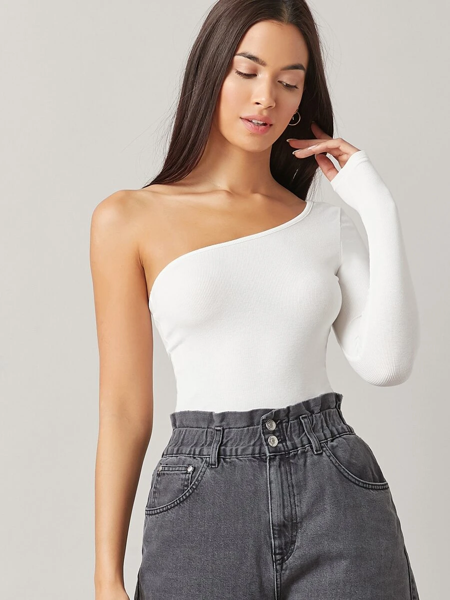 Basic One Shoulder Top