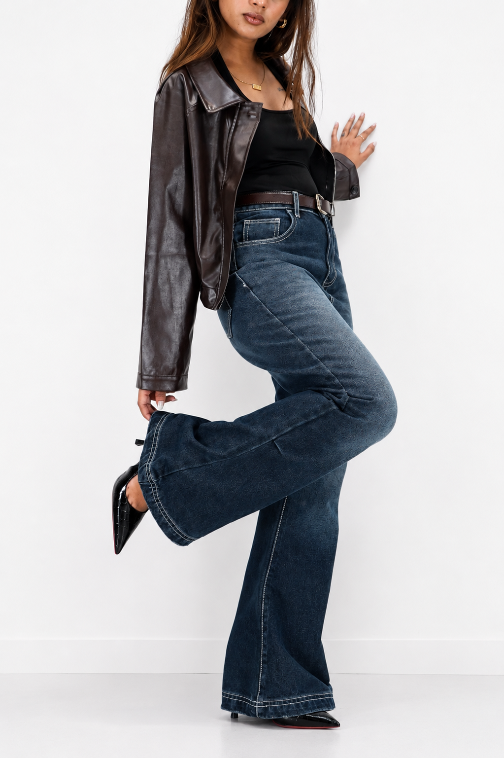 Static Fade Flare Jeans